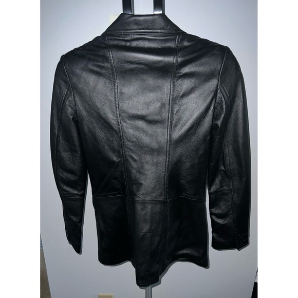 Rampage Black Leather Jacket - Picture 5 of 12